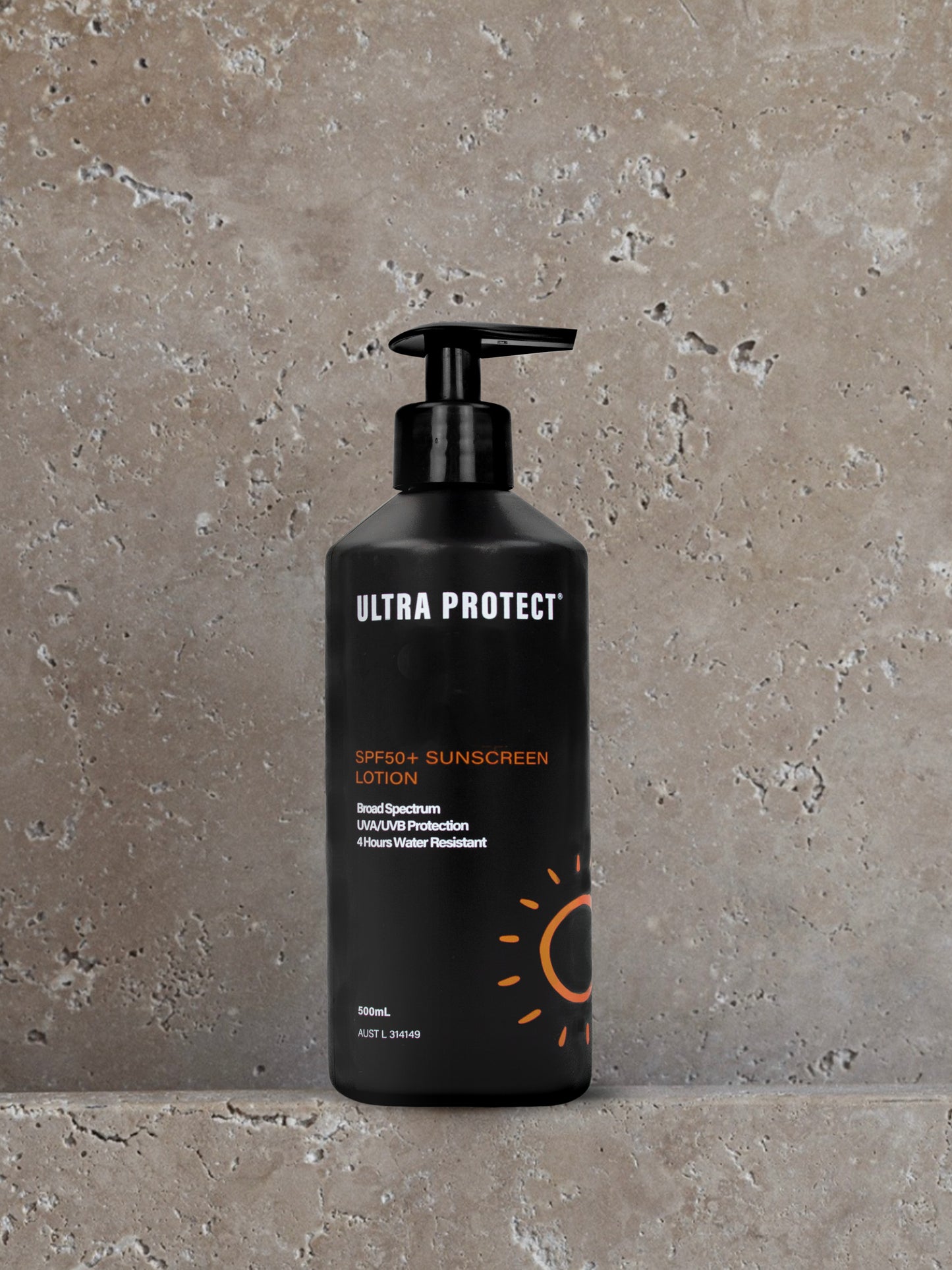 Sunscreen Pump, 500mL SPF50.