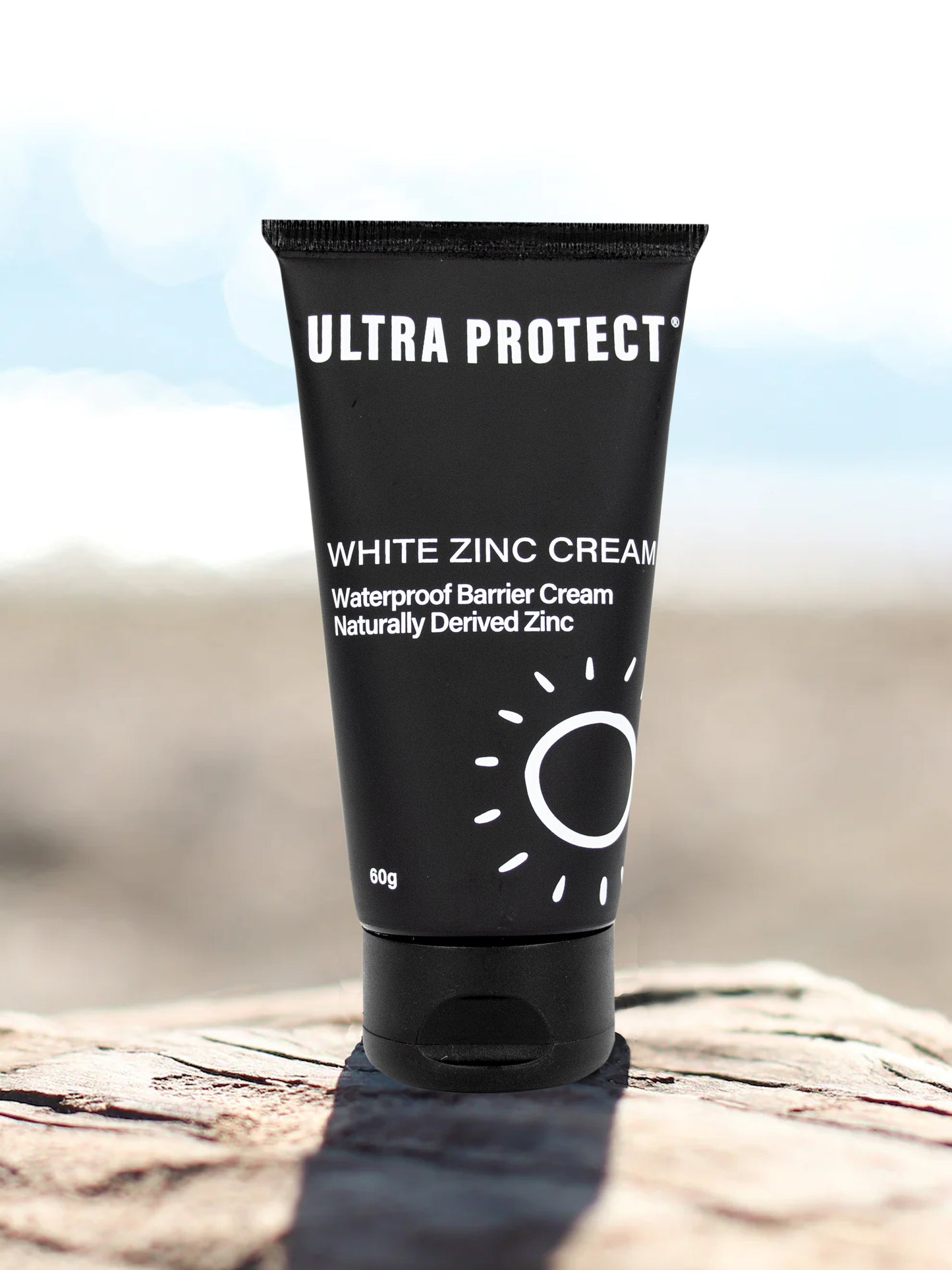 Zinc Cream White, Tube 60g SPF50.