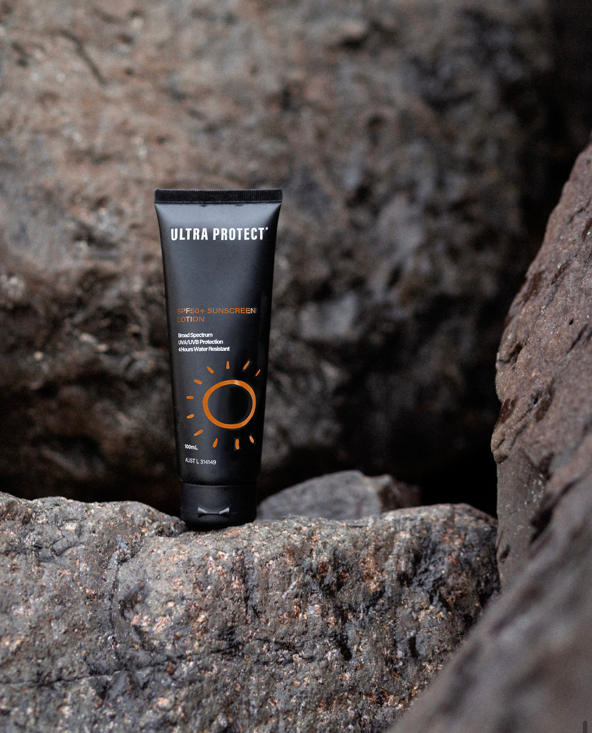 Sunscreen Tube, 100mL SPF50.